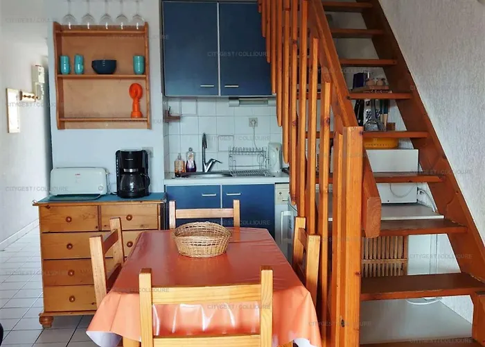4rb71 - F2 Mezzanine Avec Vue Collioure